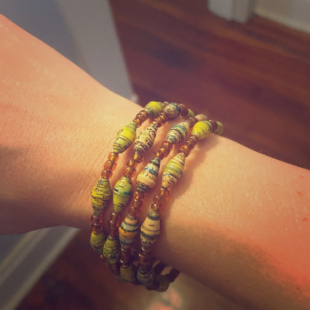 Handmade wrap bracelet